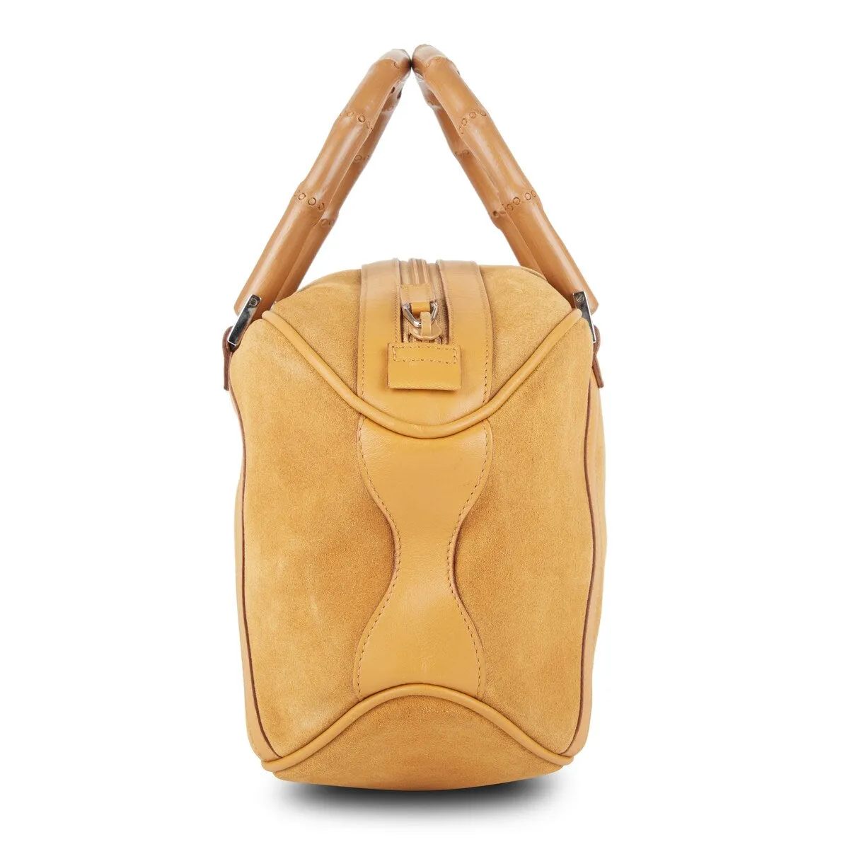 Gucci Suede Bamboo Handbag (Pre-Owned) - One Size sold by Zulily product image thumbnail 2