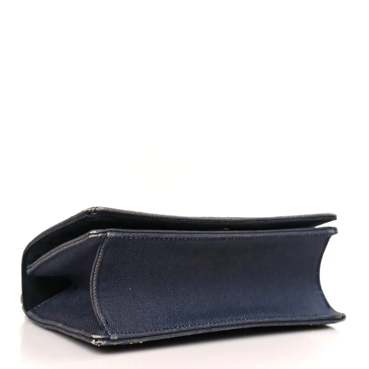 Dior Denim Studded Medium Diorama Flap Bag Blue (Pre-Owned) sold by Zulily product image thumbnail 4