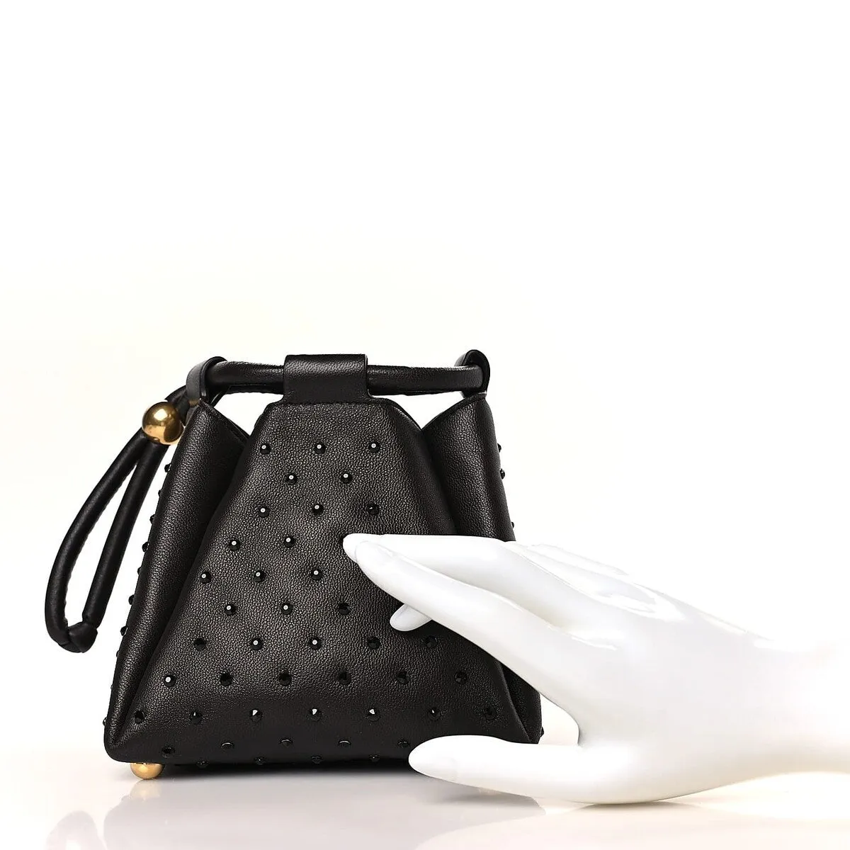 Bottega Veneta Strass Pyramid Bag (Pre-Owned) - One Size sold by Zulily product image thumbnail 2