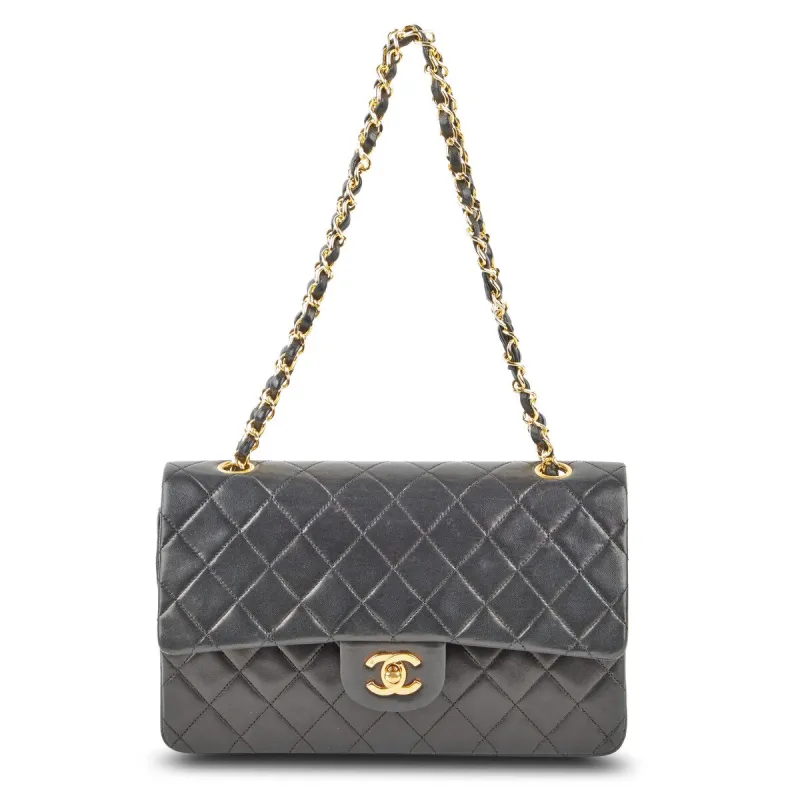 Chanel Classic Double Flap GHW Medium Lambskin (Pre-Owned) sold by Zulily