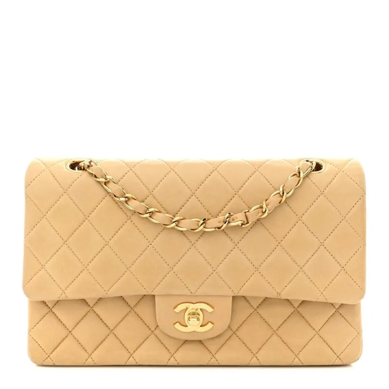 Chanel Classic Small Double Flap GHW Lambskin (Pre-Owned) - Medium sold by Zulily