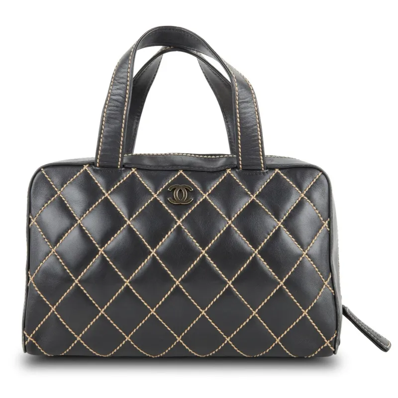 Chanel CC Logo Wild Stich Shoulder Bag (Pre-Owned) - One Size sold by Zulily