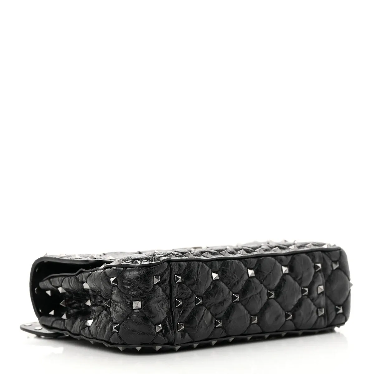 Valentino Garavani Nappa Medium Rockstud Spike Shoulder Bag Blue (Pre-Owned) - Small sold by Zulily product image thumbnail 4