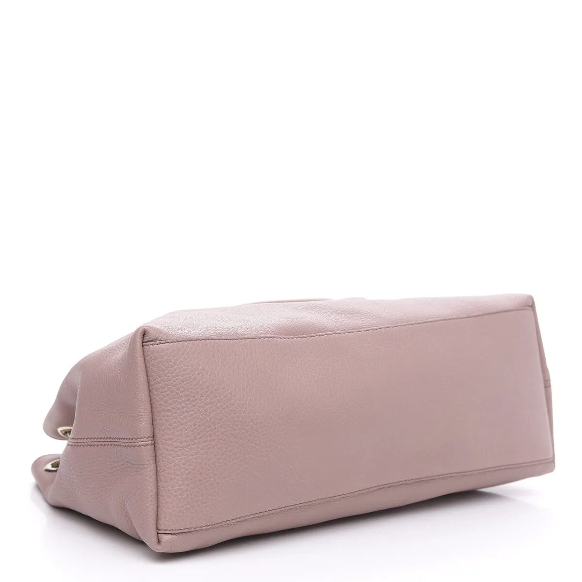 Gucci Pebbled Calfskin Medium Soho Chain Shoulder Bag Off White (Pre-Owned) - One Size sold by Zulily product image thumbnail 4