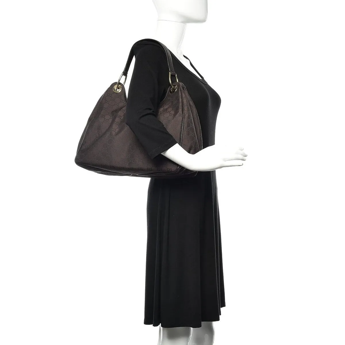 Gucci Hobo Bag 257265 GG Nylon (Pre-Owned) - One Size sold by Zulily product image thumbnail 2