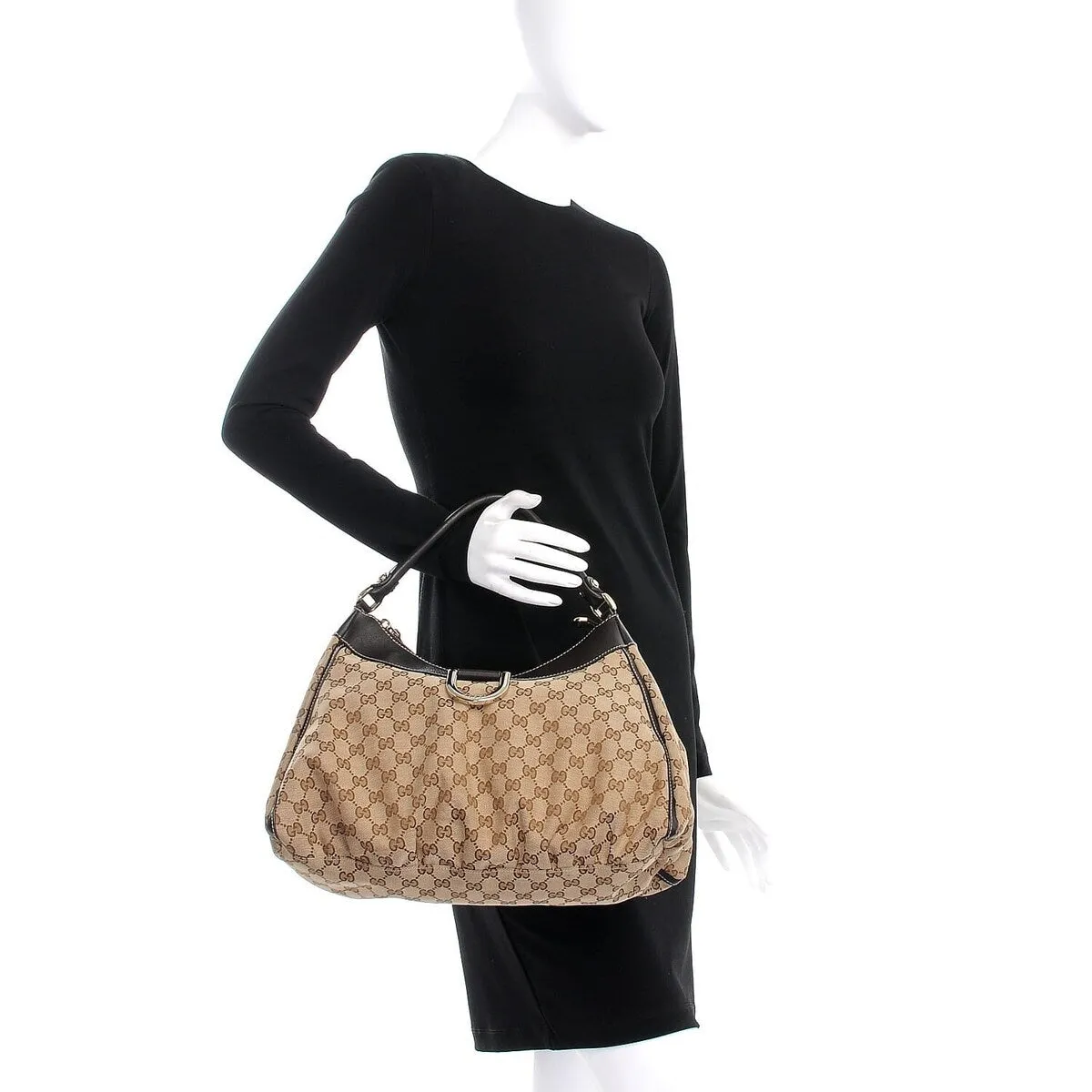Gucci D-Gold Shoulder Bag GG Canvas (Pre-Owned) - One Size sold by Zulily product image thumbnail 2