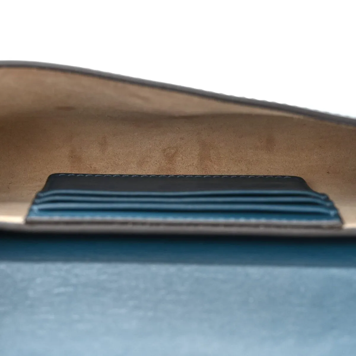 Chloe Suede Calfskin Medium Faye Shoulder Bag Silver Blue (Pre-Owned) - Small sold by Zulily product image thumbnail 5