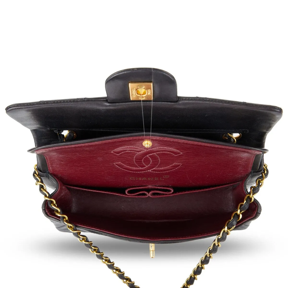 Chanel Classic Double Flap GHW Small Lambskin (Pre-Owned) sold by Zulily product image thumbnail 4