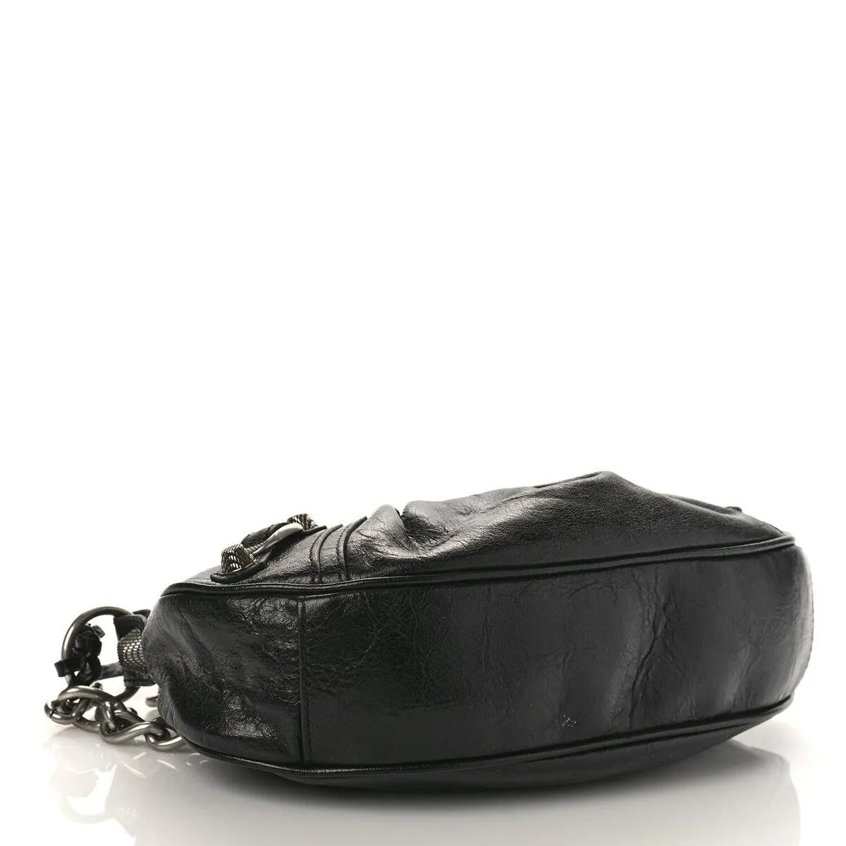 Balenciaga Agneau Arena Le Cagole Chain Shoulder Bag XS Black (Pre-Owned) - Extra Small sold by Zulily product image thumbnail 5