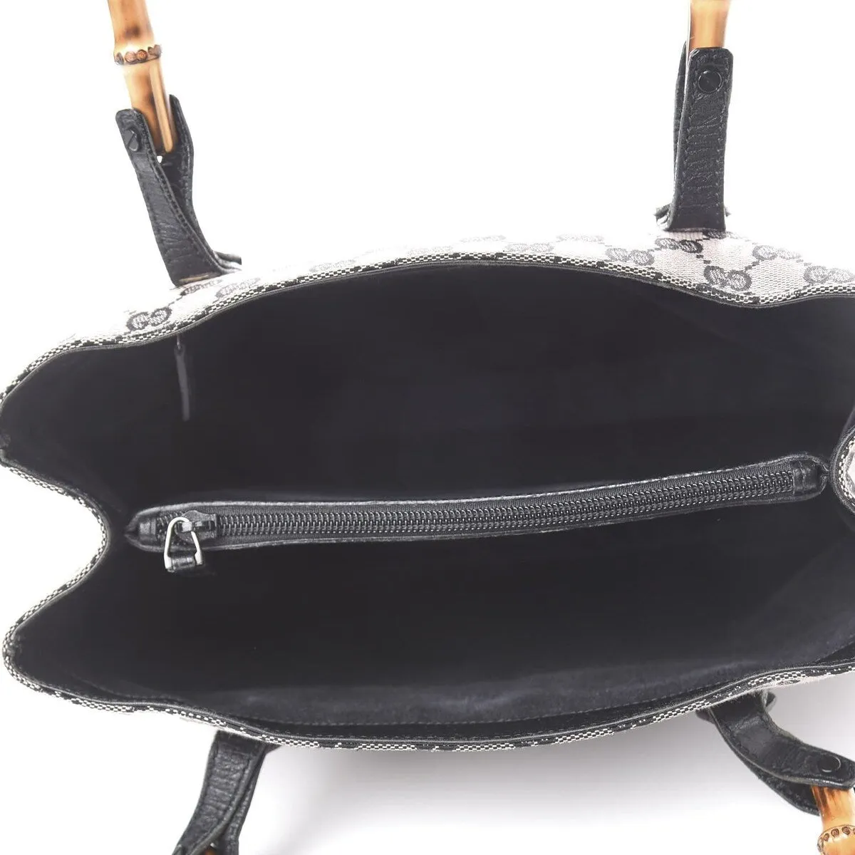 Gucci Bamboo Tote Bag GG Canvas (Pre-Owned) - One Size sold by Zulily product image thumbnail 5