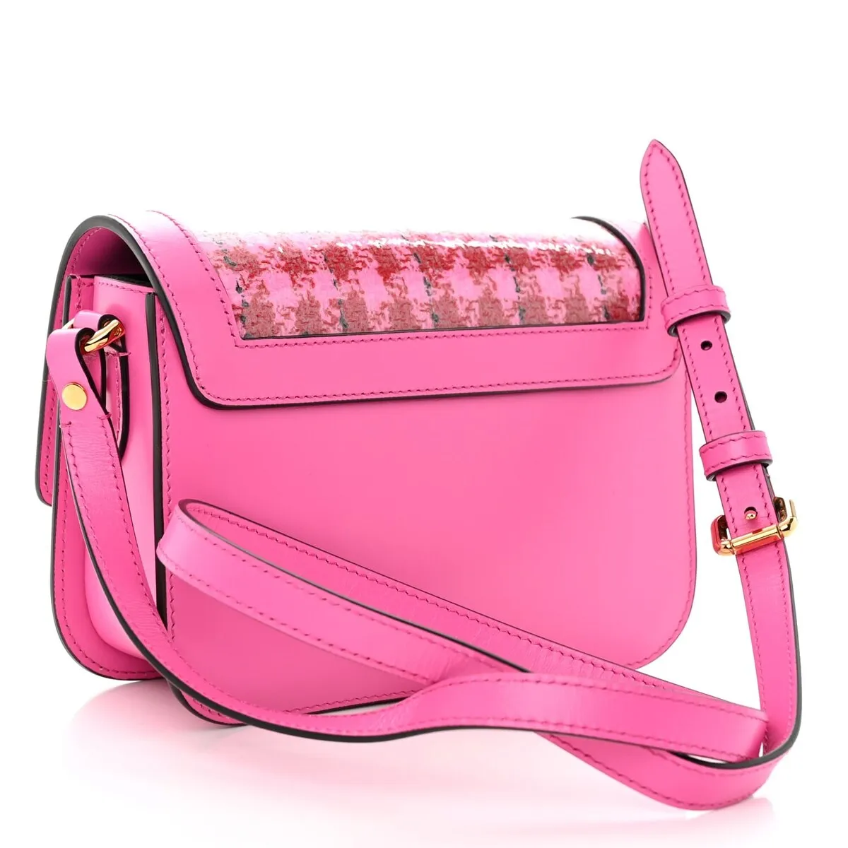 Versace Calfskin Tweed Vinyl Medusa Bag Pink (Pre-Owned) - One Size sold by Zulily product image thumbnail 3
