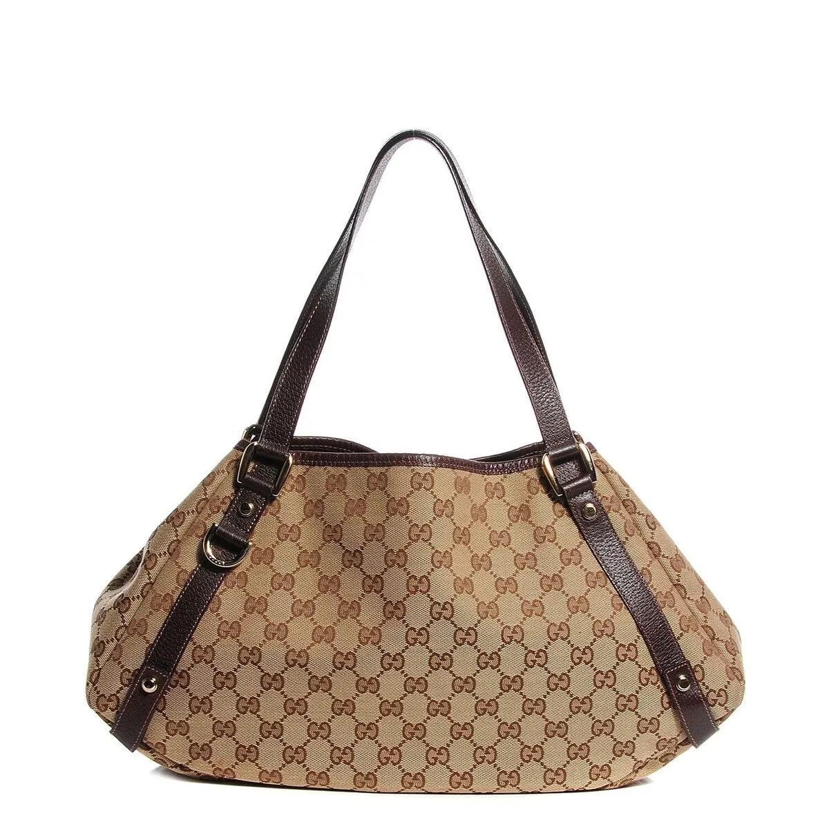 Gucci Abbey Shoulder Bag GG Canvas (Pre-Owned) - One Size sold by Zulily