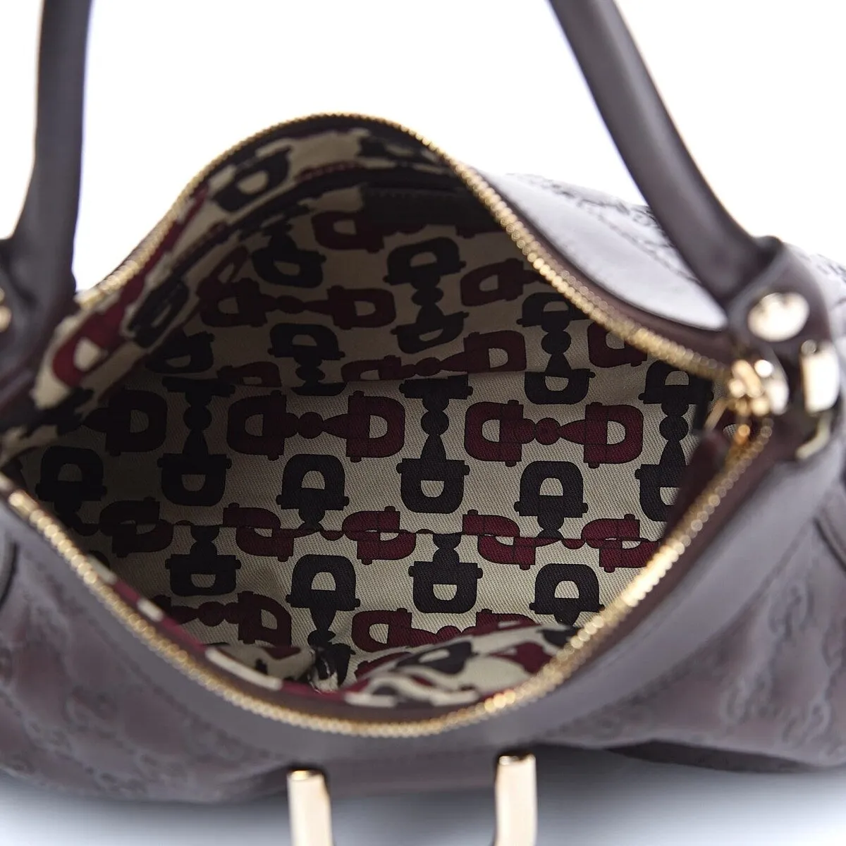 Gucci Abbey Hobo Bag Guccissima Shoulder Bag (Pre-Owned) - One Size sold by Zulily product image thumbnail 4