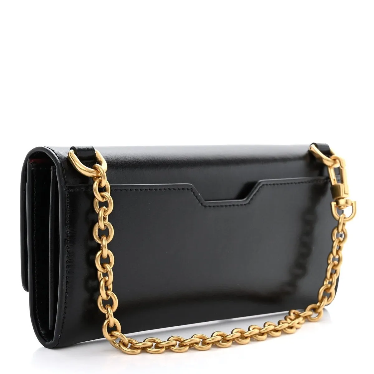 Off-White Calfskin Jitney Chain Wallet Black (Pre-Owned) sold by Zulily product image thumbnail 3