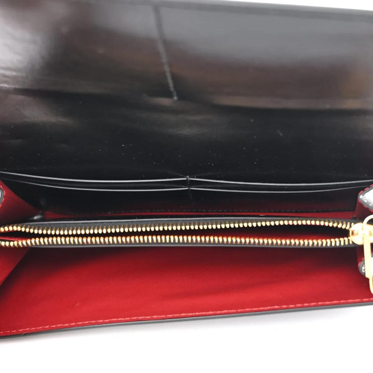 Off-White Calfskin Jitney Chain Wallet Black (Pre-Owned) sold by Zulily product image thumbnail 5