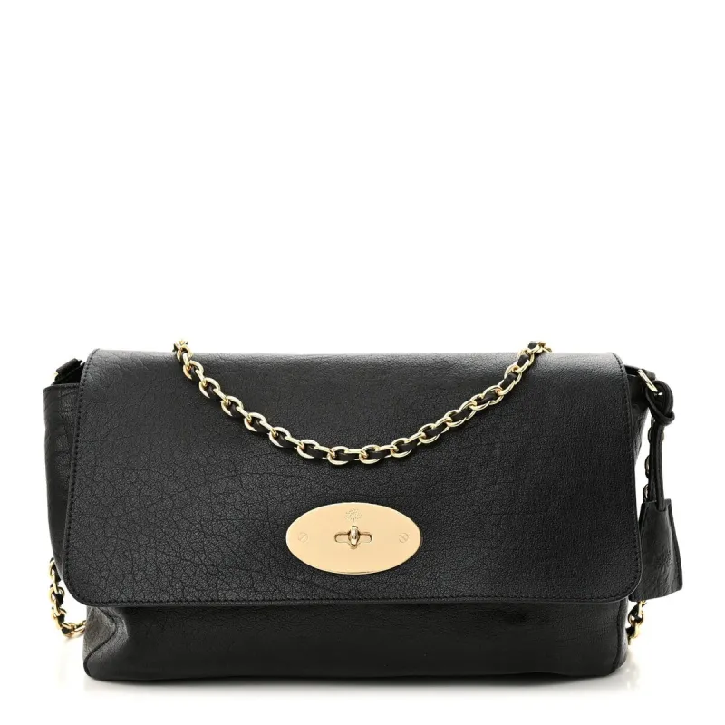 Mulberry Small Classic Grain Calfskin Medium Lily Black (Pre-Owned) sold by Zulily