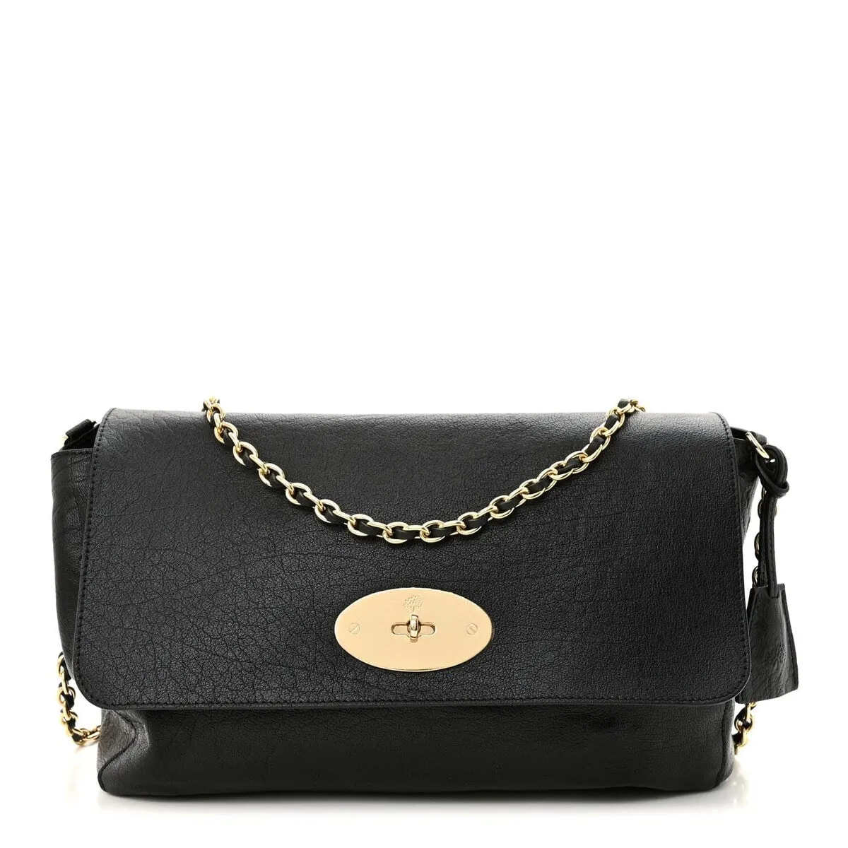 Mulberry Small Classic Grain Calfskin Medium Lily Black (Pre-Owned) sold by Zulily