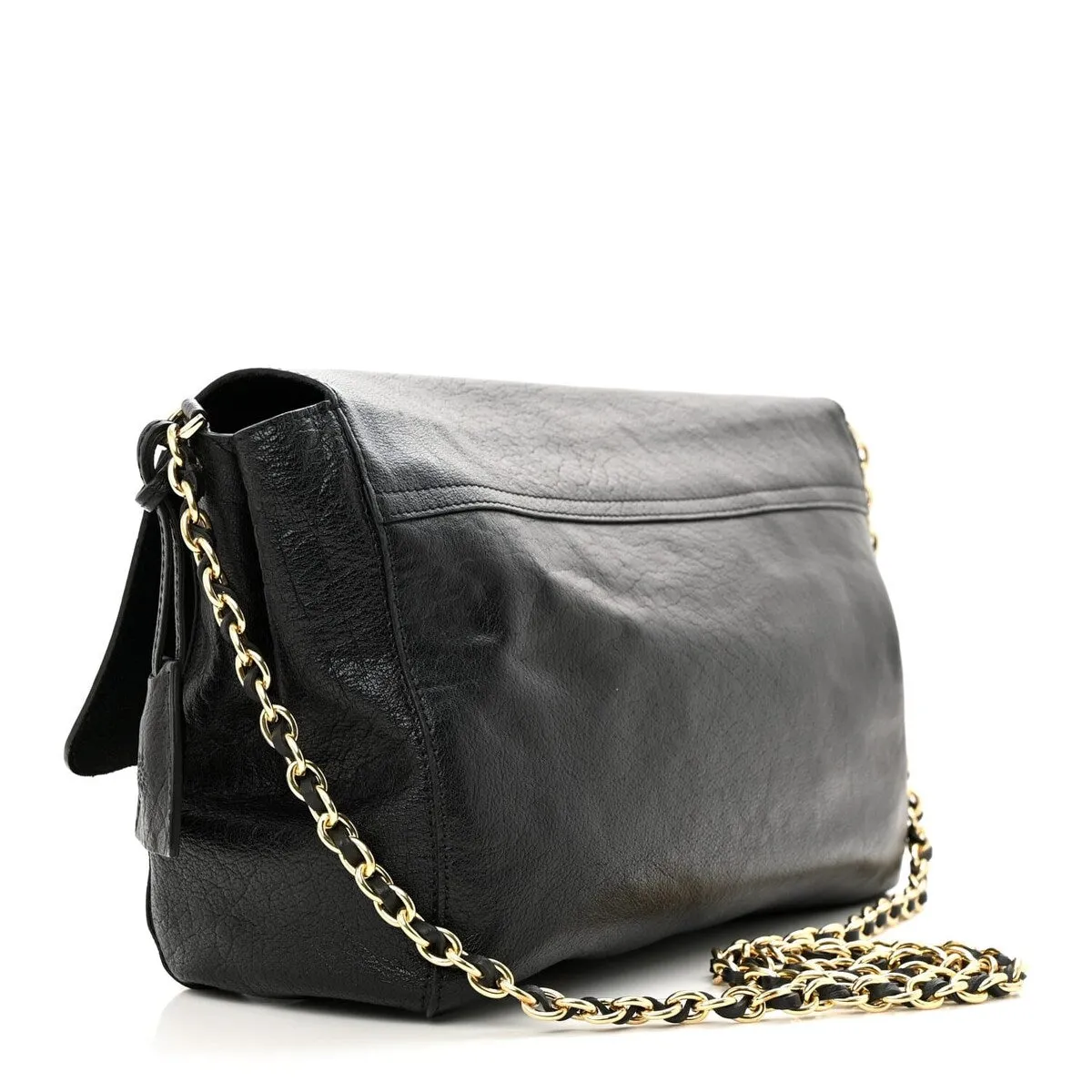 Mulberry Small Classic Grain Calfskin Medium Lily Black (Pre-Owned) sold by Zulily product image thumbnail 3