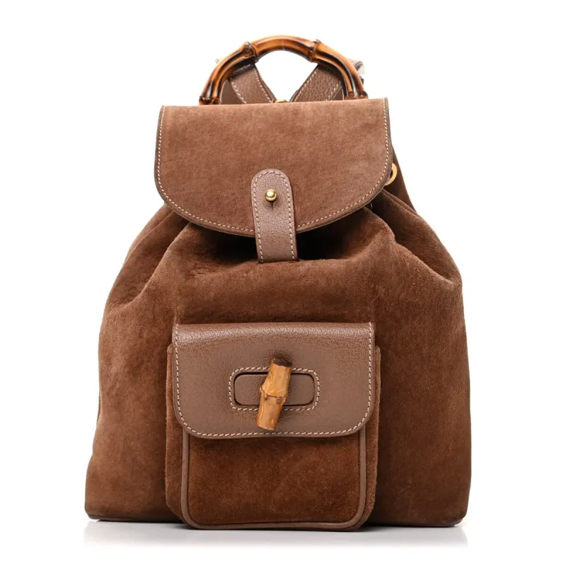 Gucci Bamboo Backpack (Pre-Owned) - One Size sold by Zulily