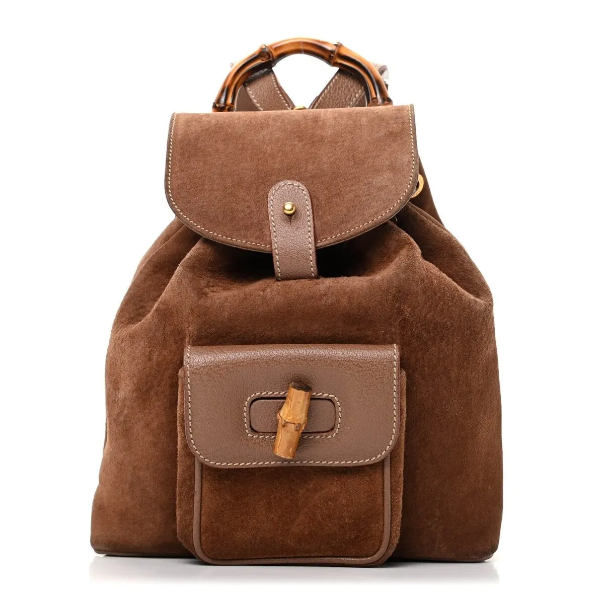 Gucci Bamboo Backpack (Pre-Owned) - One Size sold by Zulily