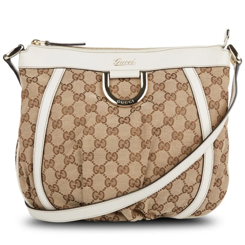Gucci D-Gold Crossbody Bag GG Canvas (Pre-Owned) sold by Zulily