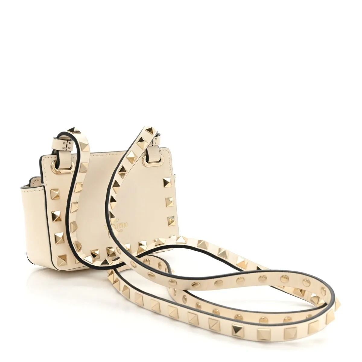 Valentino Garavani Vitello Rockstud Smartphone Crossbody Ivory (Pre-Owned) sold by Zulily product image thumbnail 3