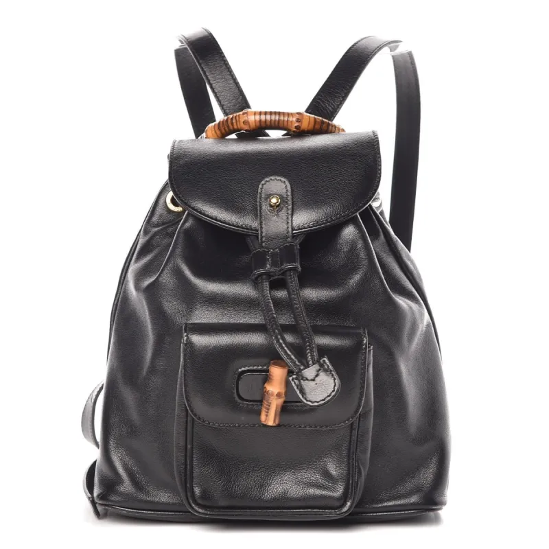 Gucci Bamboo Backpack (Pre-Owned) - One Size sold by Zulily