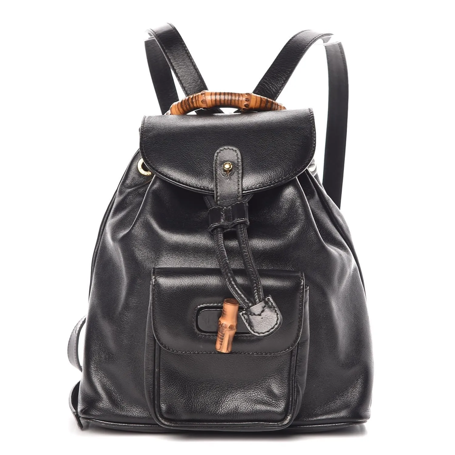 Gucci Bamboo Backpack (Pre-Owned) - One Size sold by Zulily