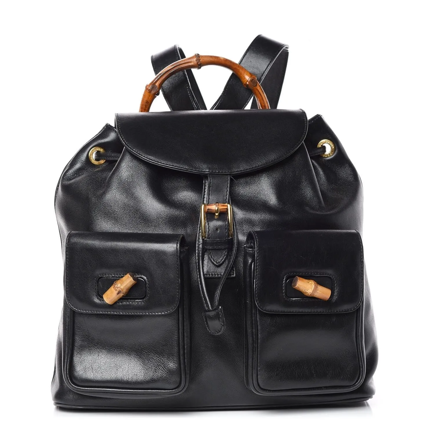 Gucci Bamboo Backpack (Pre-Owned) - One Size sold by Zulily