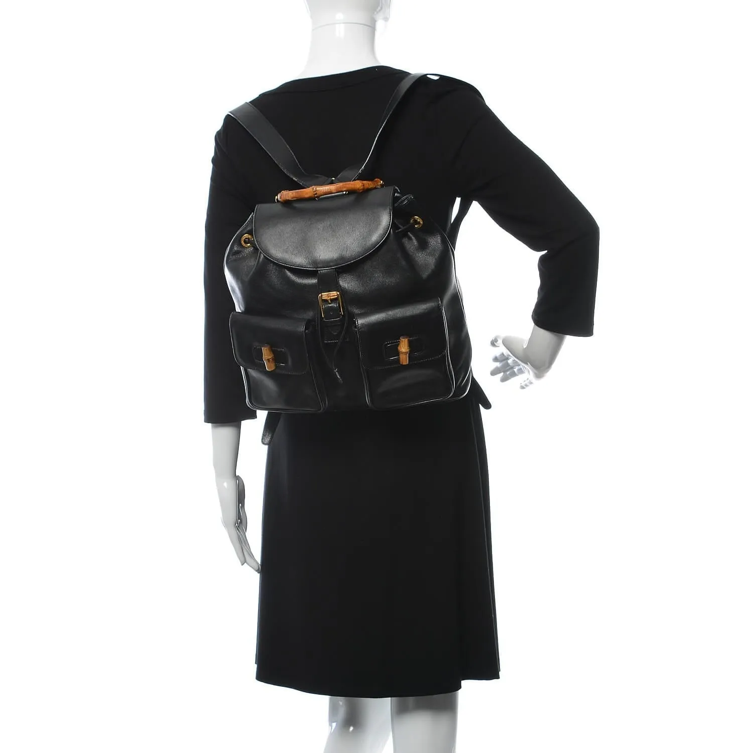 Gucci Bamboo Backpack (Pre-Owned) - One Size sold by Zulily product image thumbnail 2