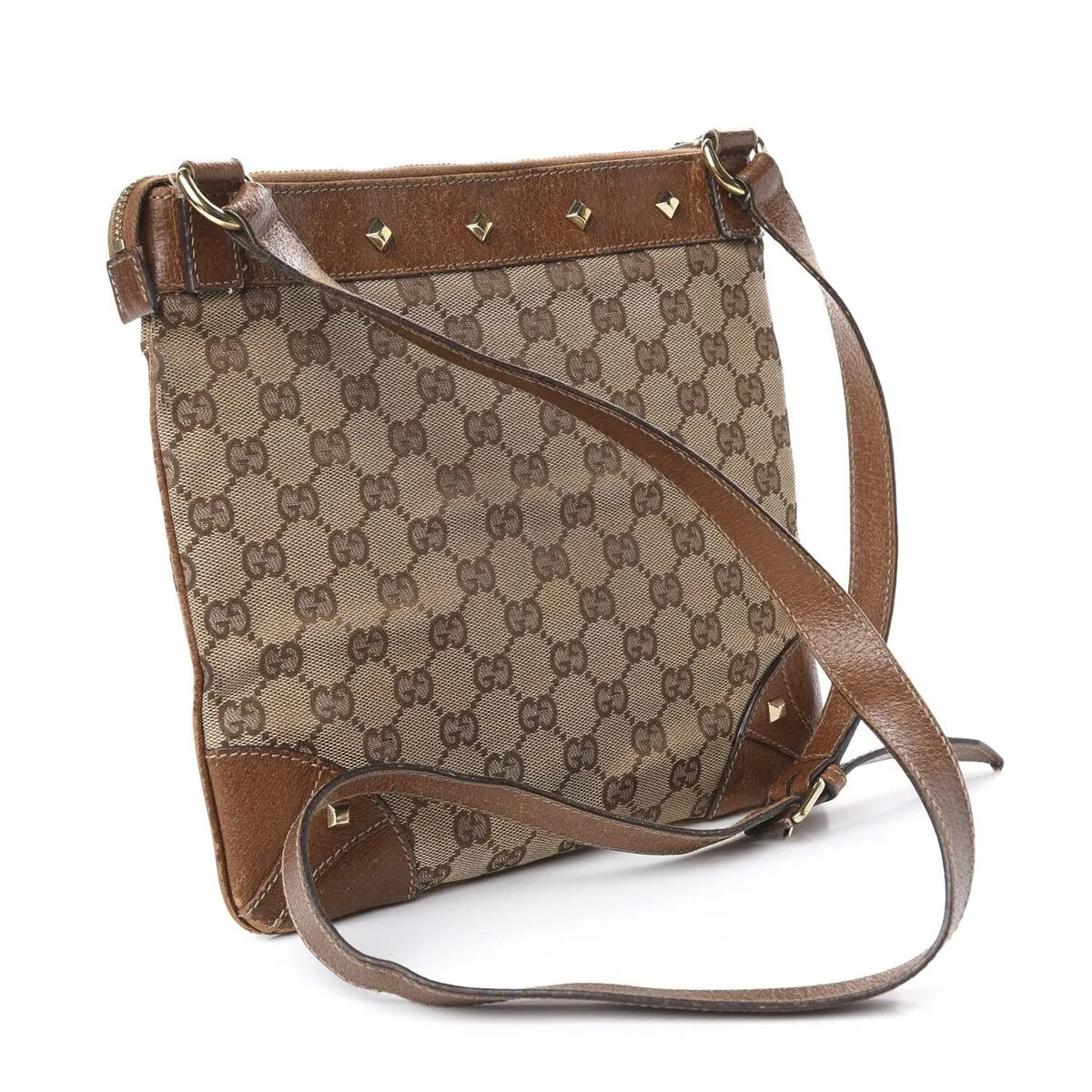 Gucci Studded Crossbody Bag GG Canvas (Pre-Owned) sold by Zulily product image thumbnail 2