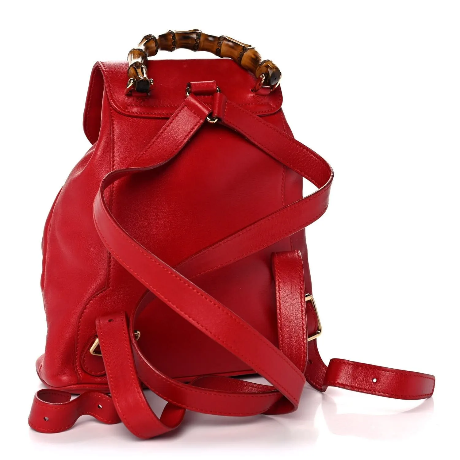 Gucci Bamboo Backpack (Pre-Owned) - One Size sold by Zulily