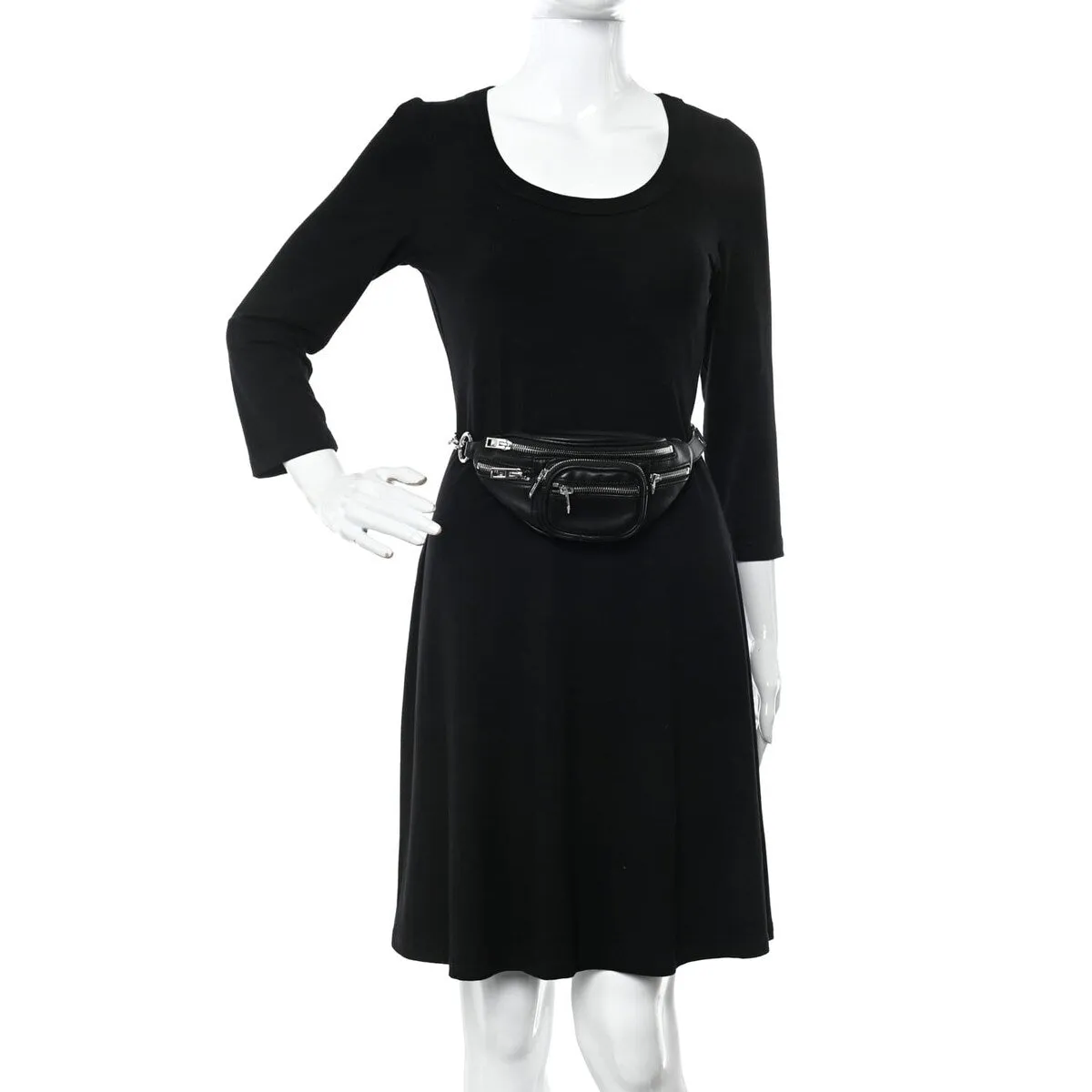 Alexander Wang Lambskin Mini Attica Belt Bag Black (Pre-Owned) sold by Zulily product image thumbnail 2