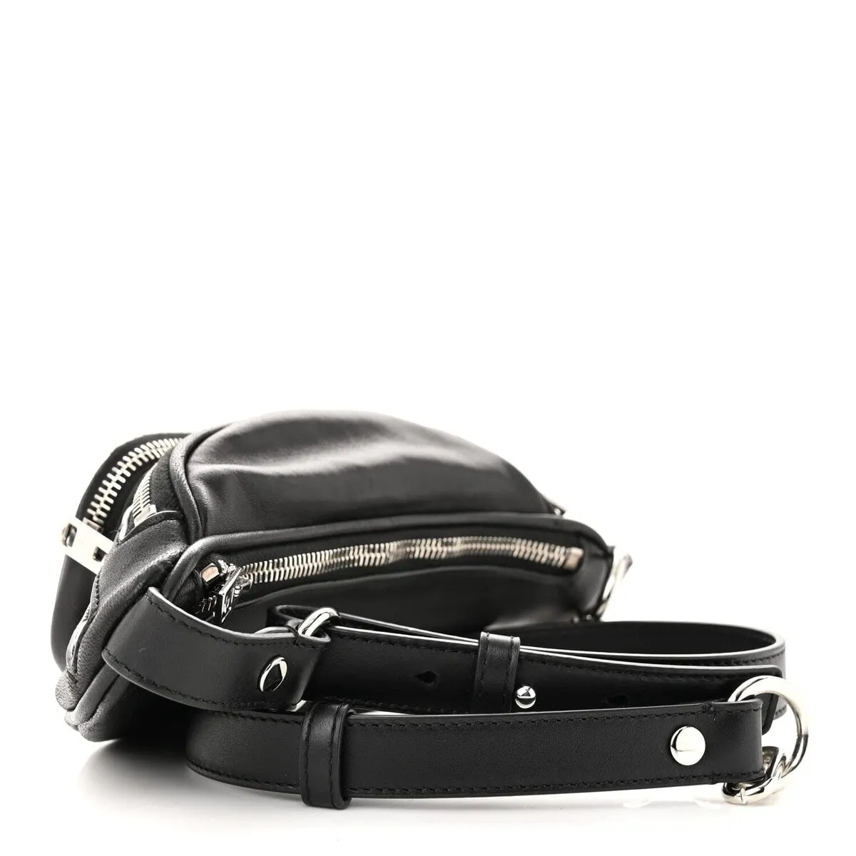 Alexander Wang Lambskin Mini Attica Belt Bag Black (Pre-Owned) sold by Zulily product image thumbnail 3