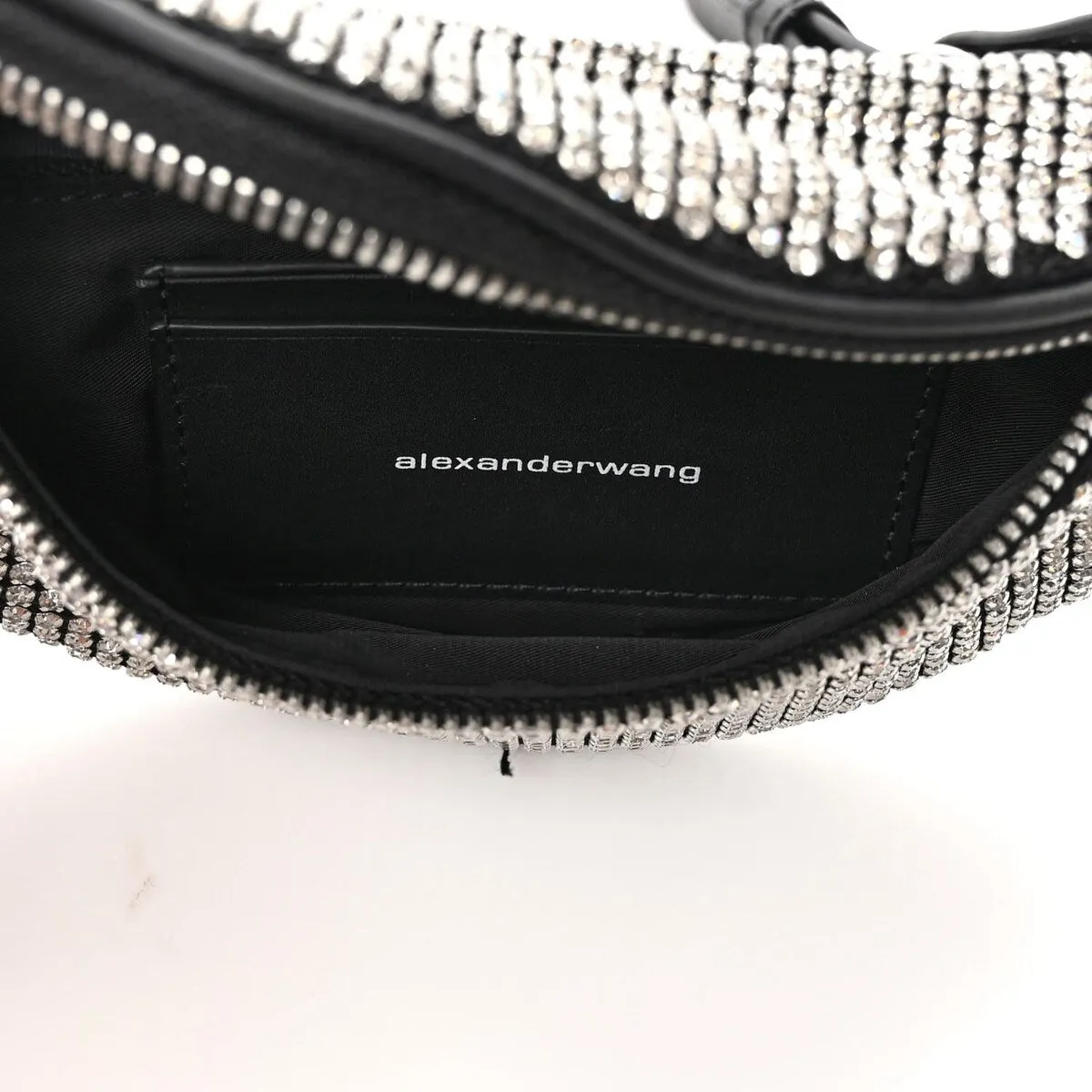 Alexander Wang Rhinestone Mesh Mini Attica Belt Bag Black (Pre-Owned) sold by Zulily product image thumbnail 5