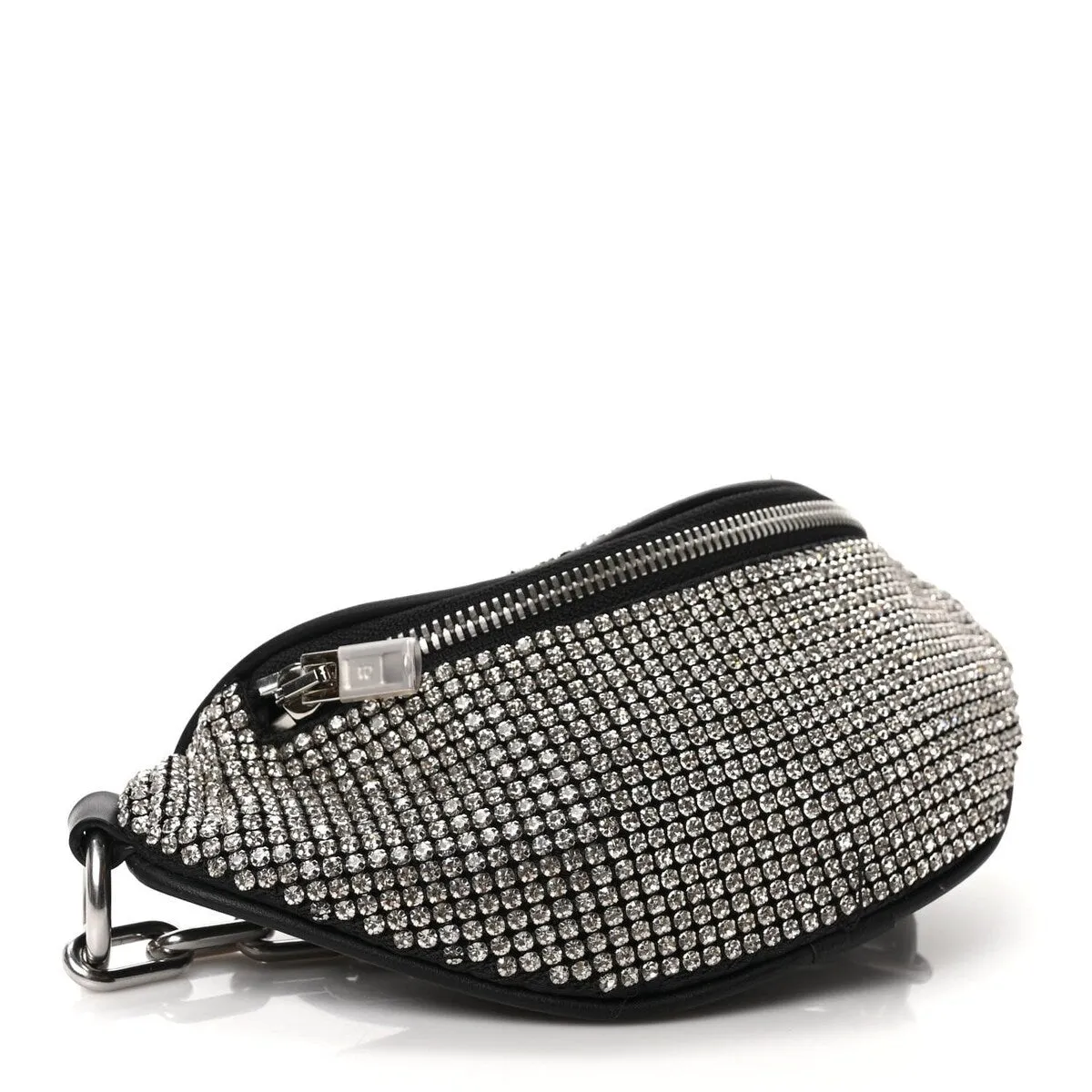 Alexander Wang Rhinestone Mesh Mini Attica Belt Bag Black (Pre-Owned) sold by Zulily product image thumbnail 4