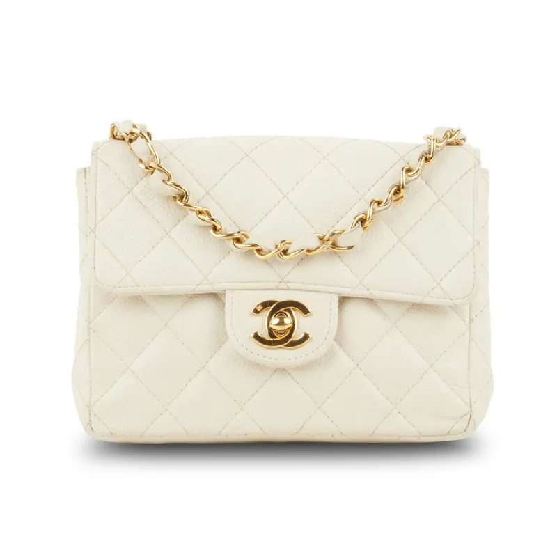 Chanel Classic Single Flap GHW Mini Caviar (Pre-Owned) sold by Zulily