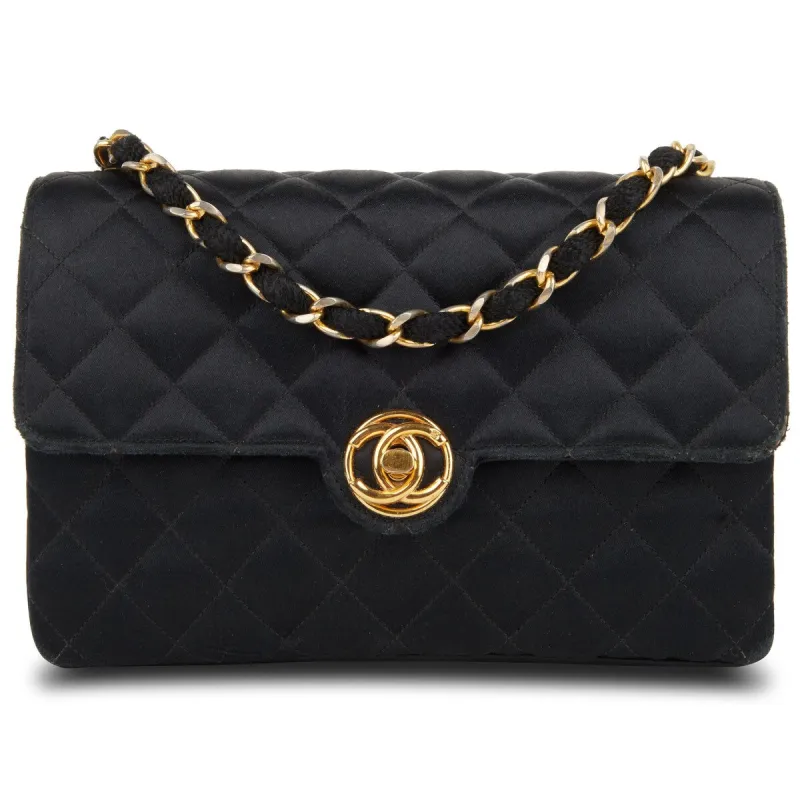 Chanel Satin Single Flap Satin (Pre-Owned) sold by Zulily