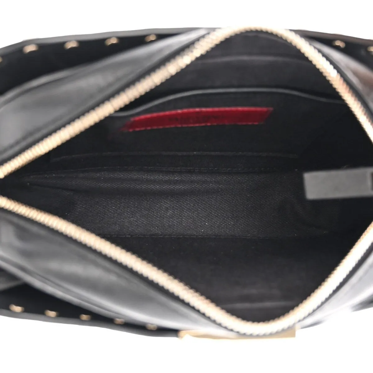 Valentino Garavani Calfskin Rockstud Flip Lock Camera Crossbody Bag Black (Pre-Owne sold by Zulily product image thumbnail 5