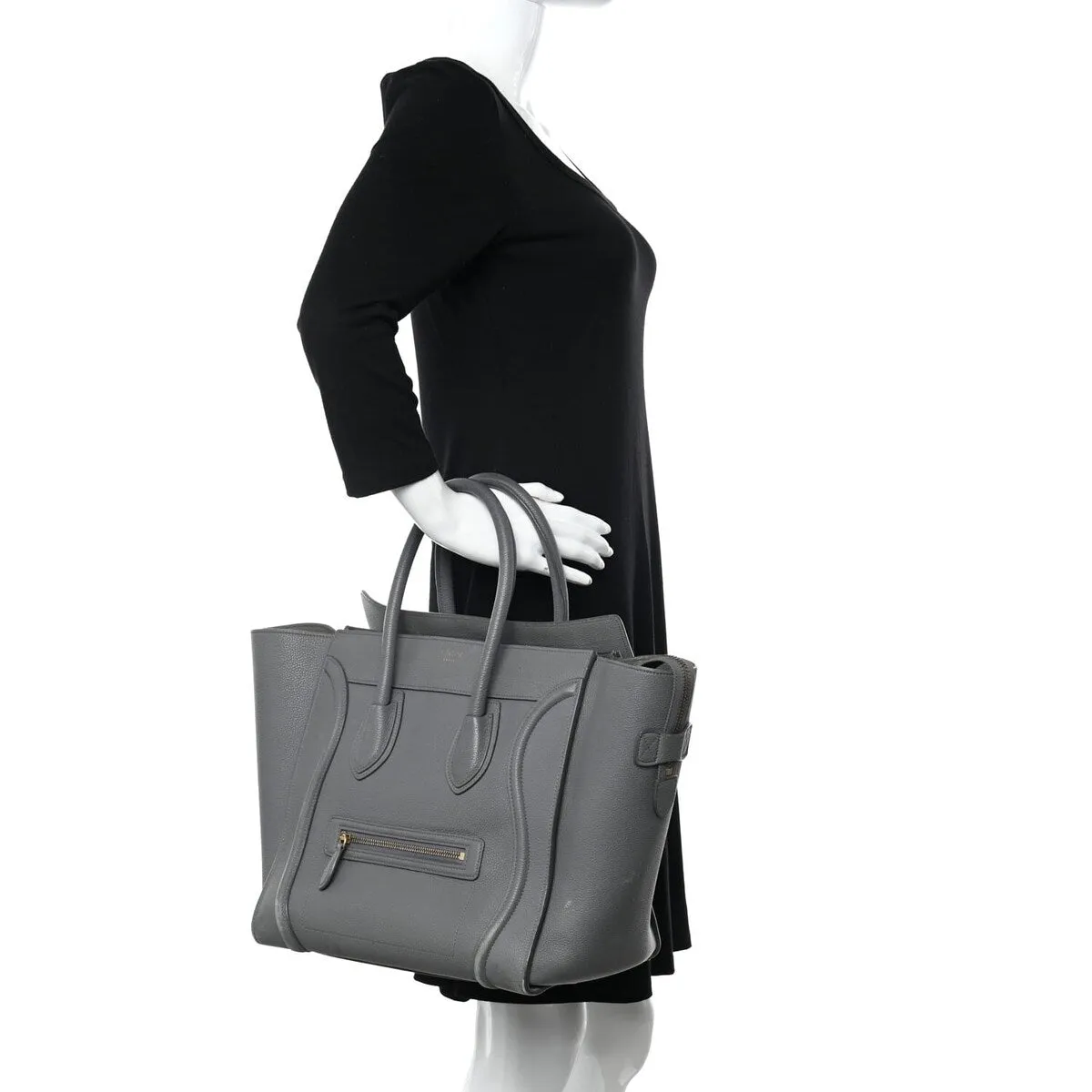 Celine Micro Luggage Drummed Leather (Pre-Owned) sold by Zulily product image thumbnail 2