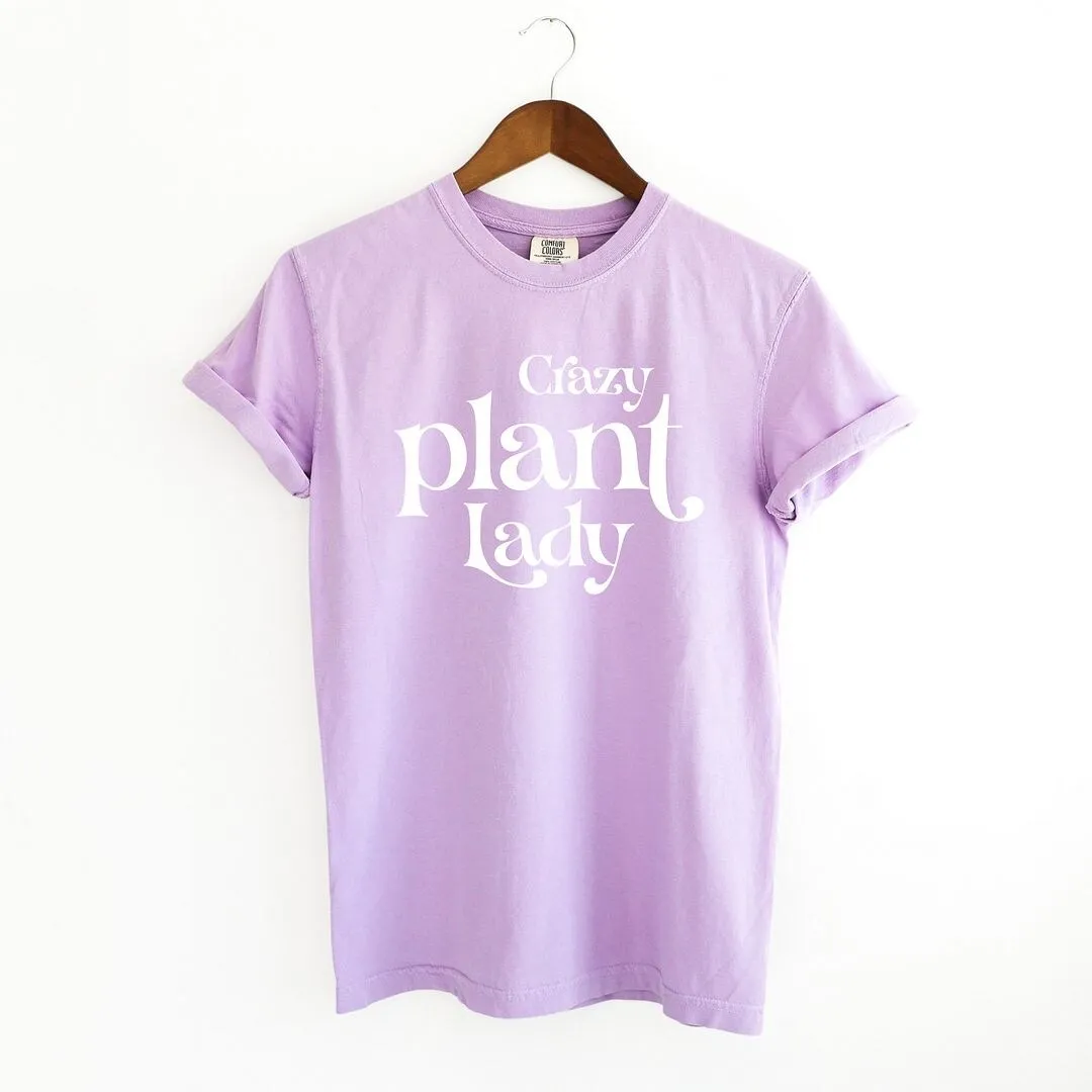 Crazy Plant Lady Garment Dyed Tee sold by Zulily product image thumbnail 4