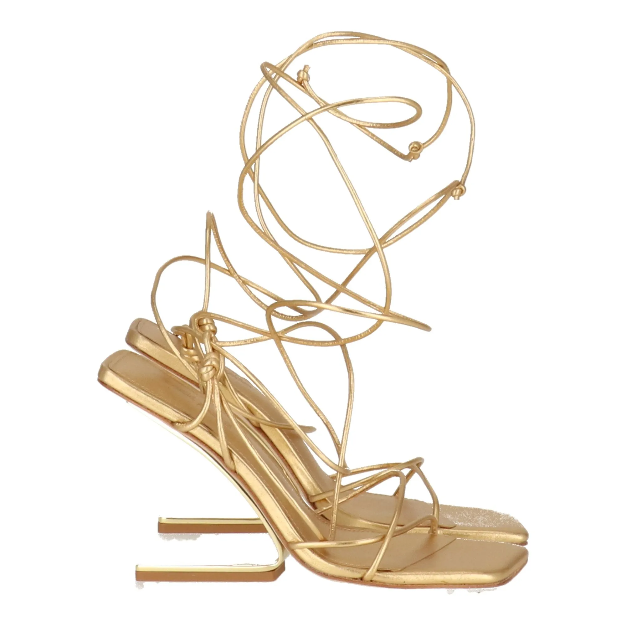 Cult Gaia Womens Gold Sandal sold by Zulily product image thumbnail 3