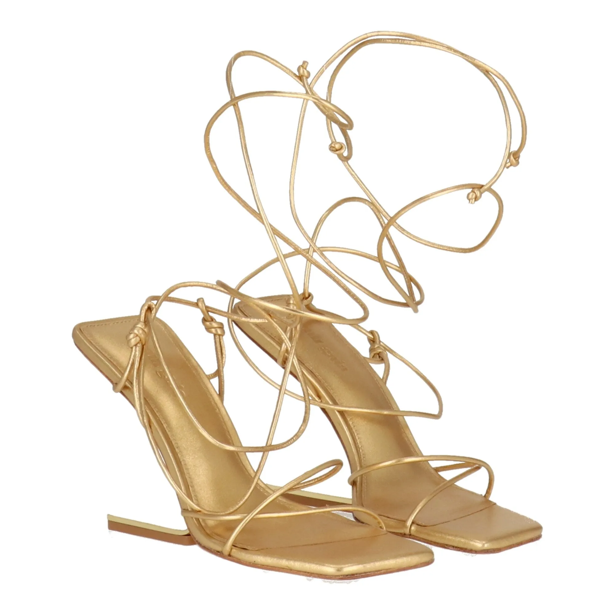 Cult Gaia Womens Gold Sandal sold by Zulily product image thumbnail 2