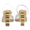 Cult Gaia Womens Beige Sandal sold by Zulily