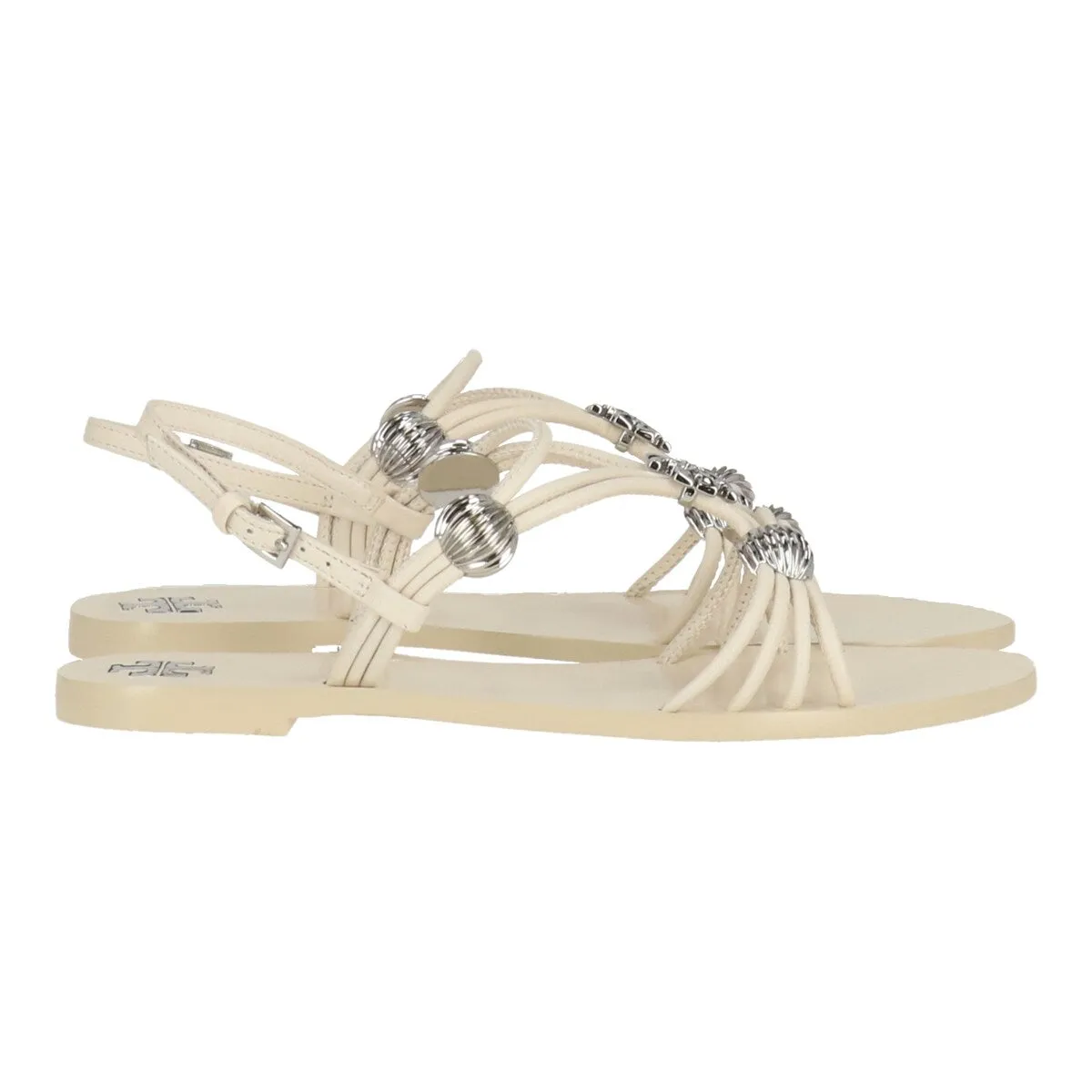 Tory Burch Womens White Flat sold by Zulily product image thumbnail 2