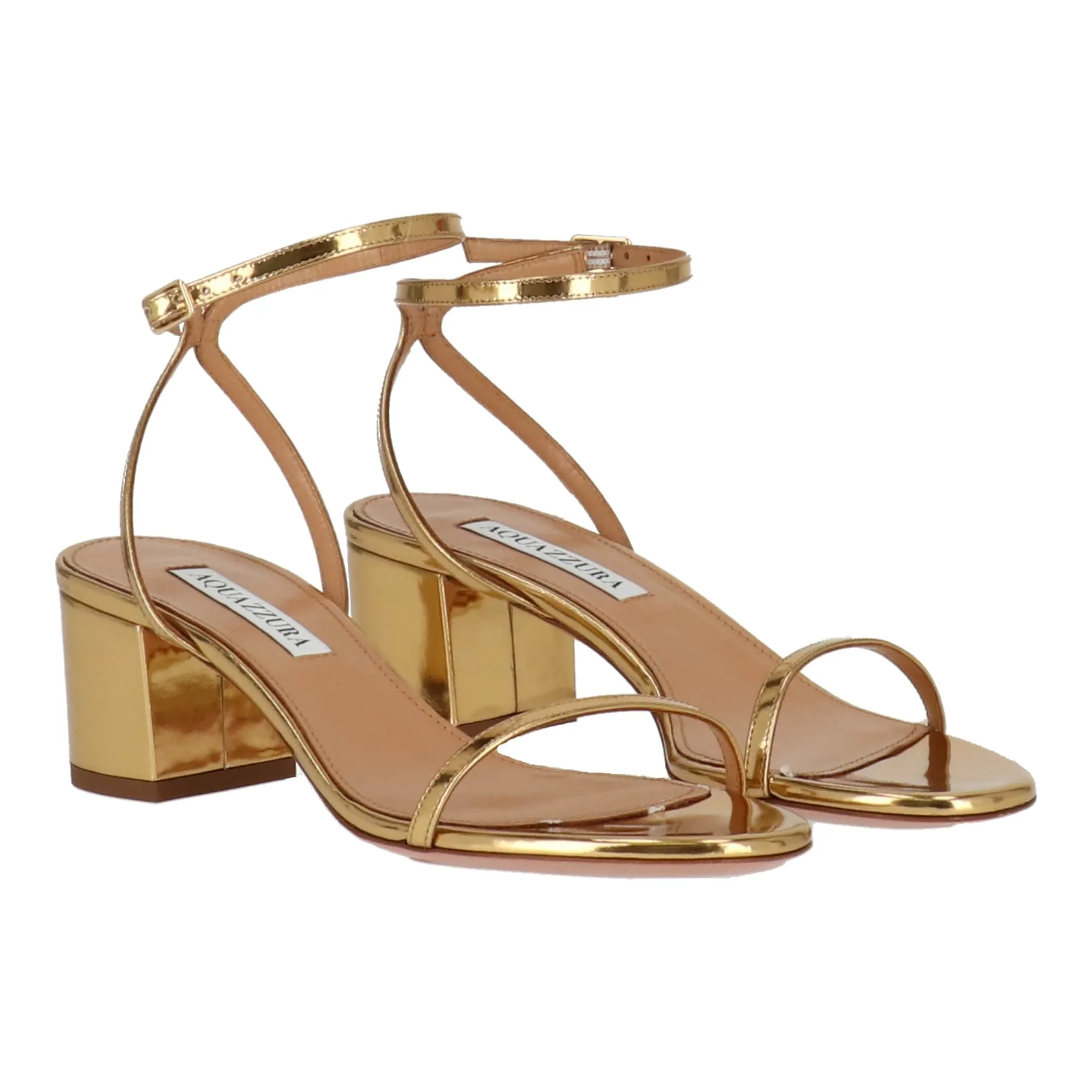 Aquazzura Womens Gold Sandal sold by Zulily product image thumbnail 3