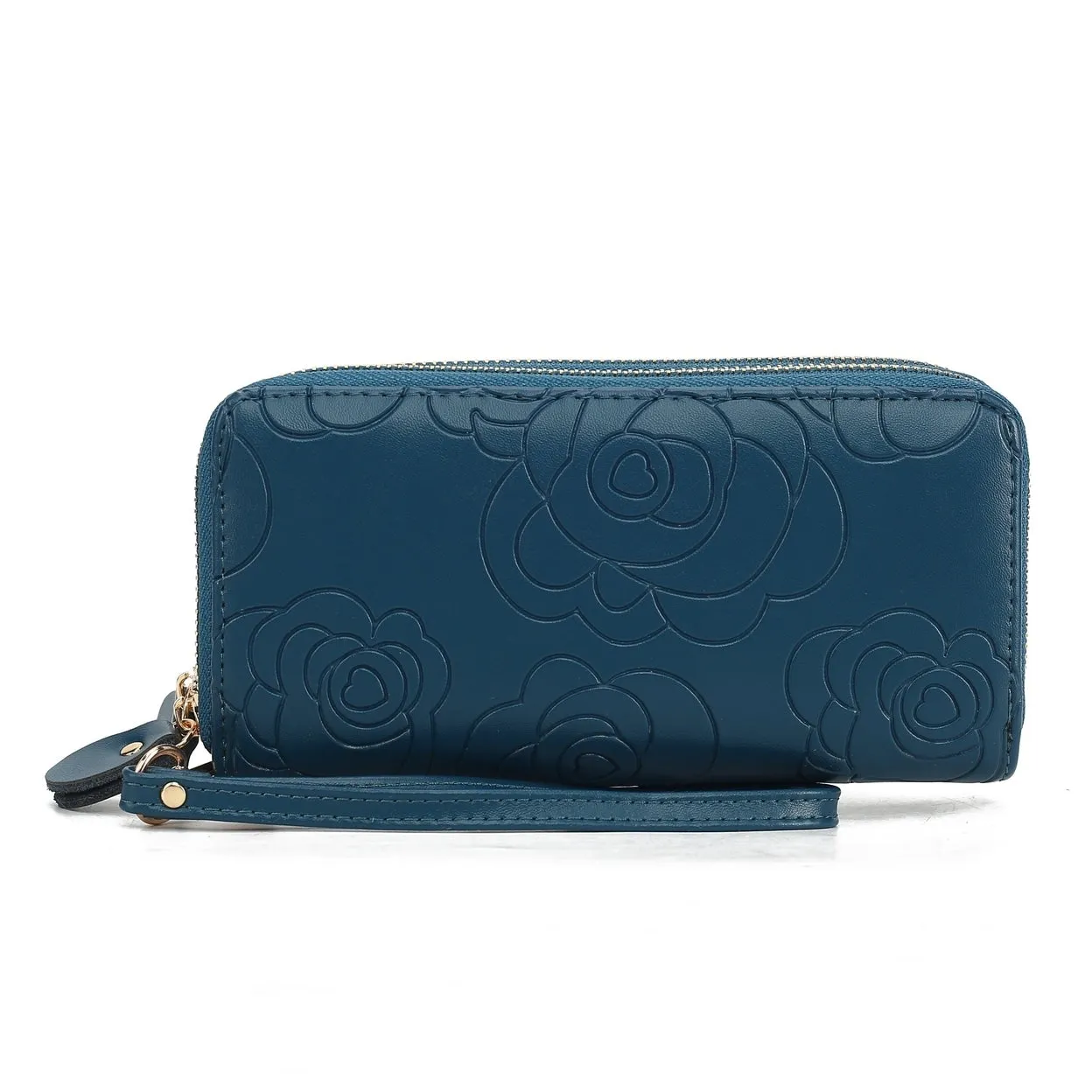 Ellie Flower-Embossed Women's Wristlet Wallet sold by Zulily product image thumbnail 3