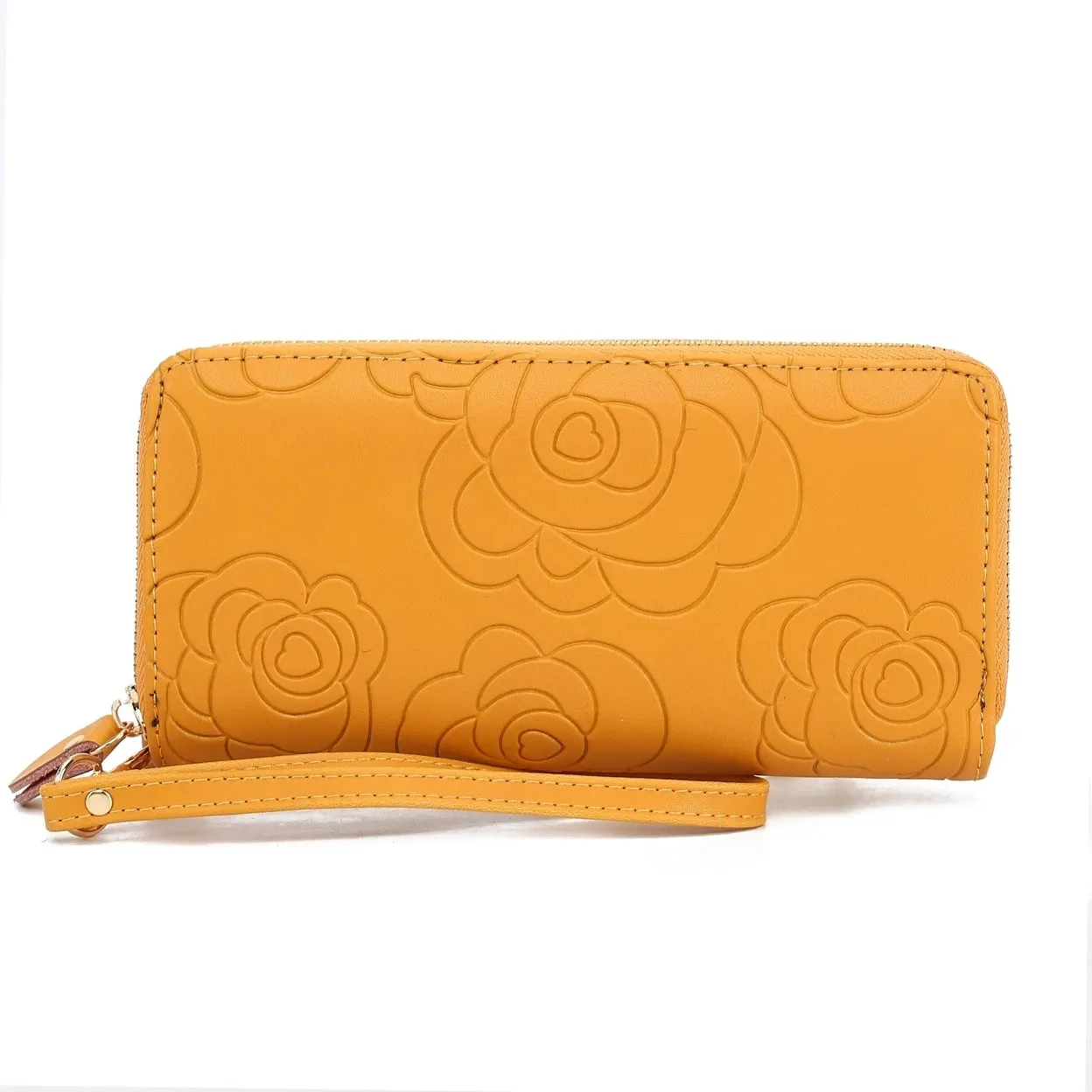 Ellie Flower-Embossed Women's Wristlet Wallet sold by Zulily product image thumbnail 5