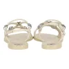 Tory Burch Womens White Flat sold by Zulily