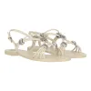 Tory Burch Womens White Flat sold by Zulily